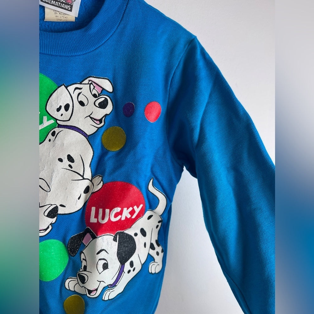 Disney Vintage 101 Dalmatians Blue Sweatshirt Kids