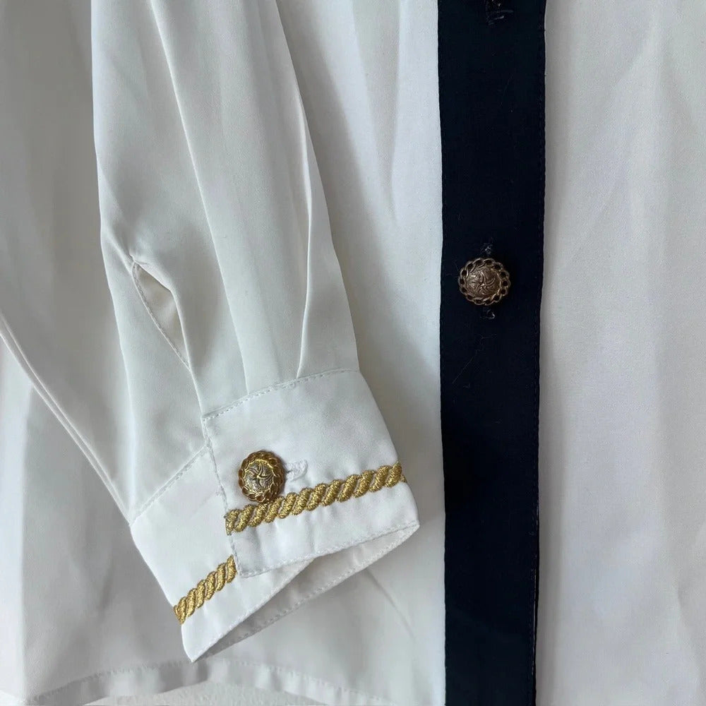 Bora Bora Vintage Blouse Button Down