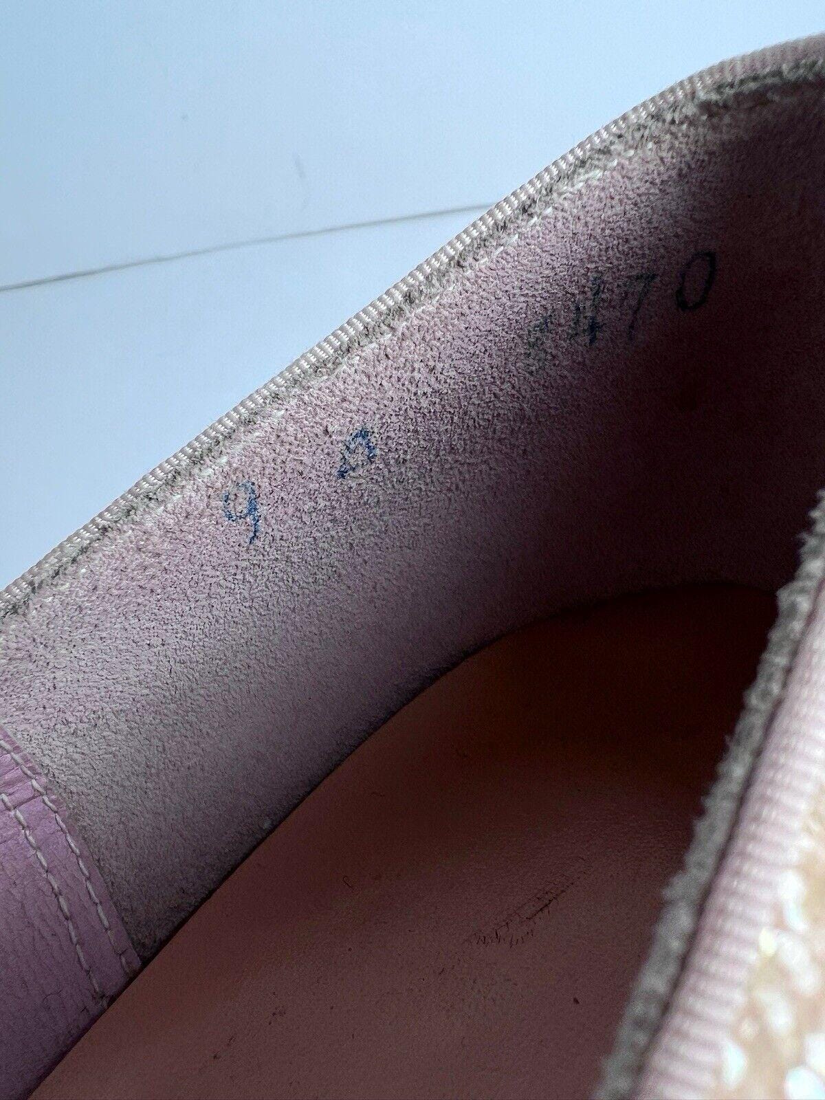 Vintage Schiaparelli Light Pink Glitter Heels 9B Stiletto
