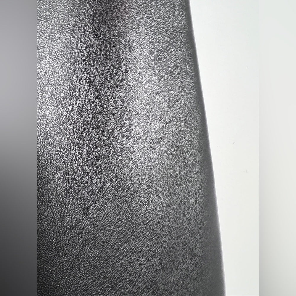 Toteme Black Leather Skirt