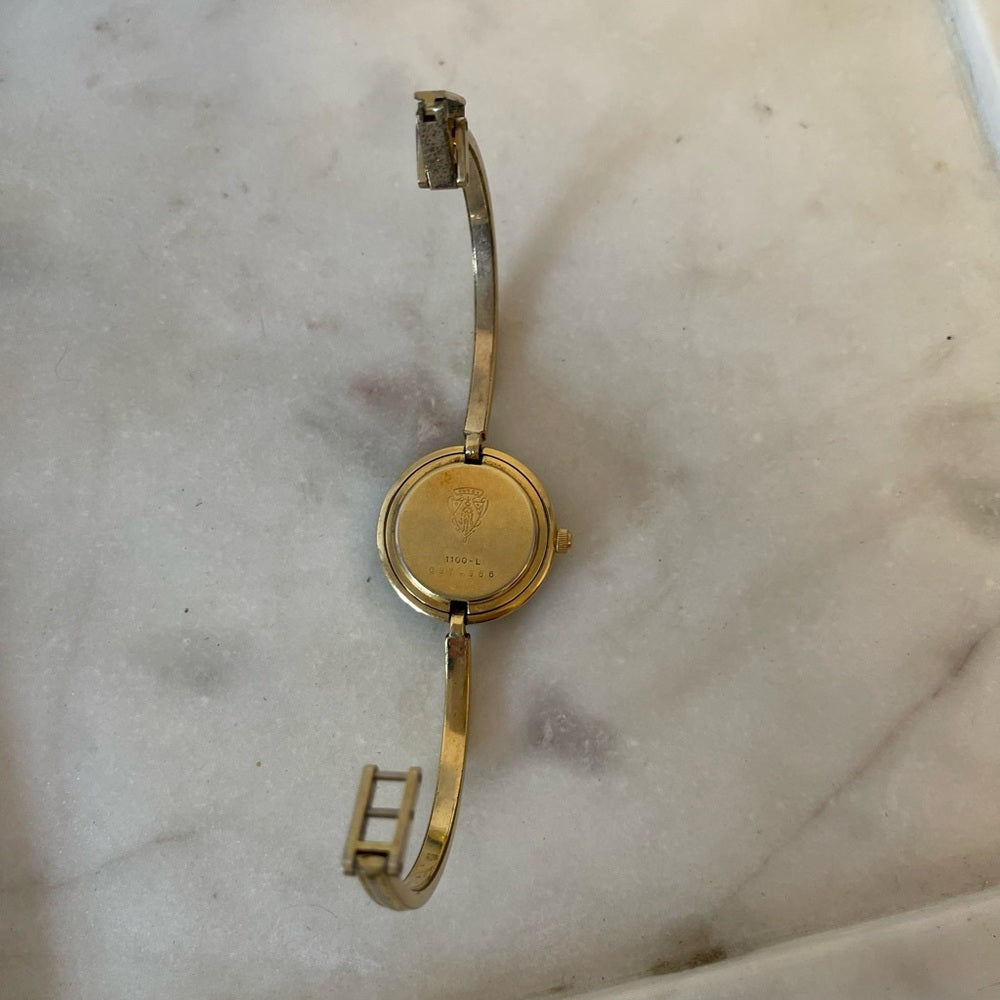 Authentic Vintage Gucci Change Bezel Gold Tone Watch