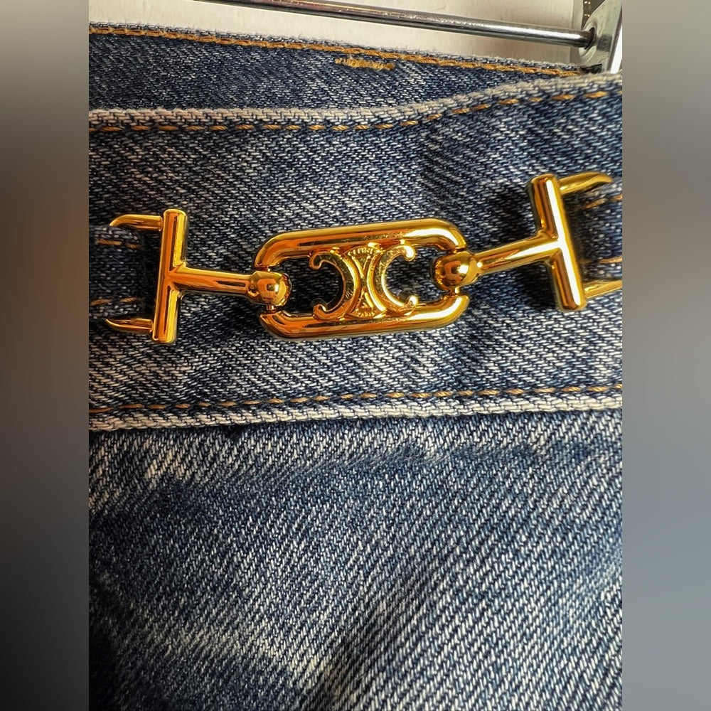 Celine Jane Flare Jeans Light Blue Wash 26
