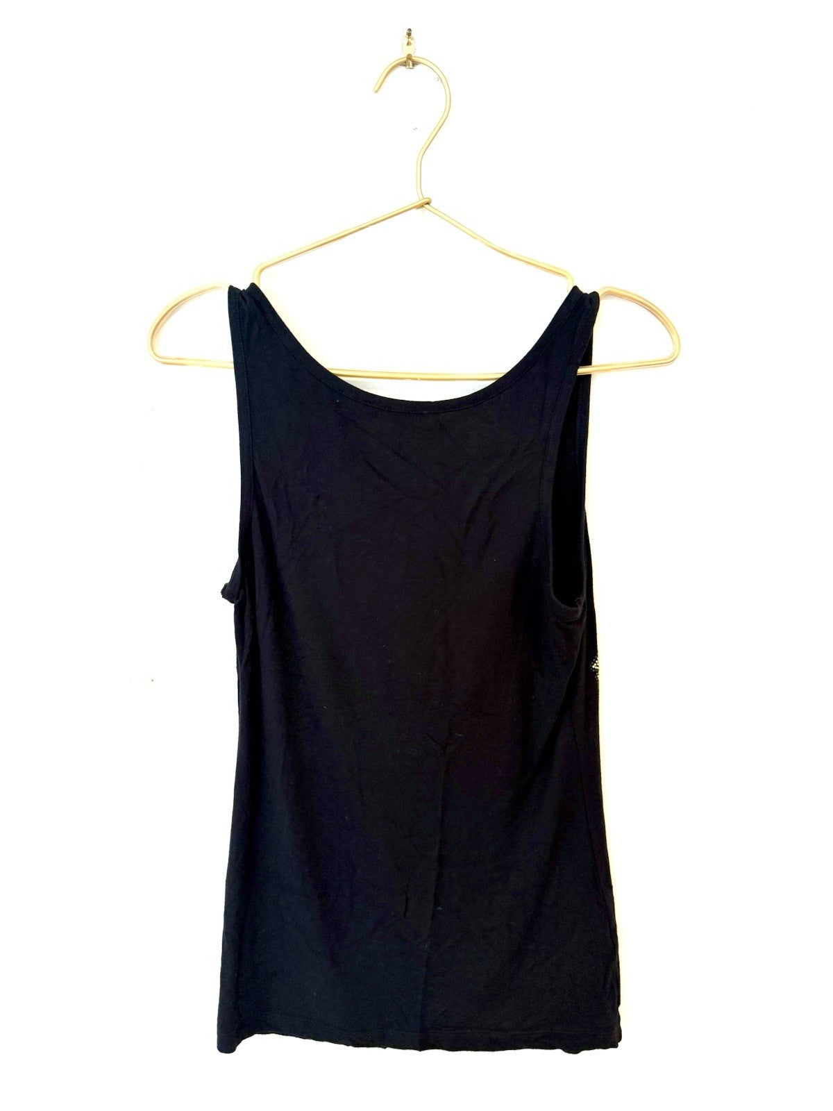Versace Collection Black Embellished T Shirt Sparkle 40