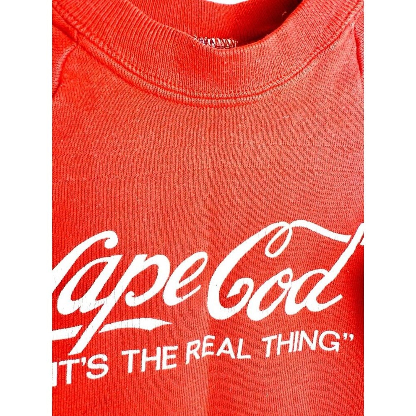 Vintage Cape Cod Coca Cola Red Sweatshirt Kids