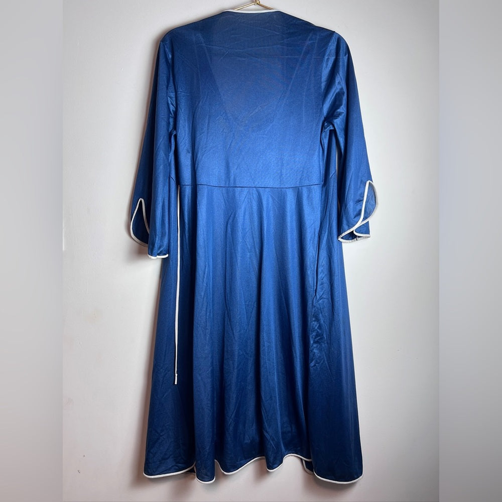 Vintage Gossard Artemis Blue Nightgown and Robe Set