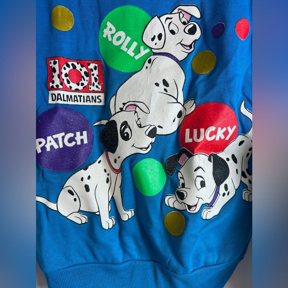 Disney Vintage 101 Dalmatians Blue Sweatshirt Kids