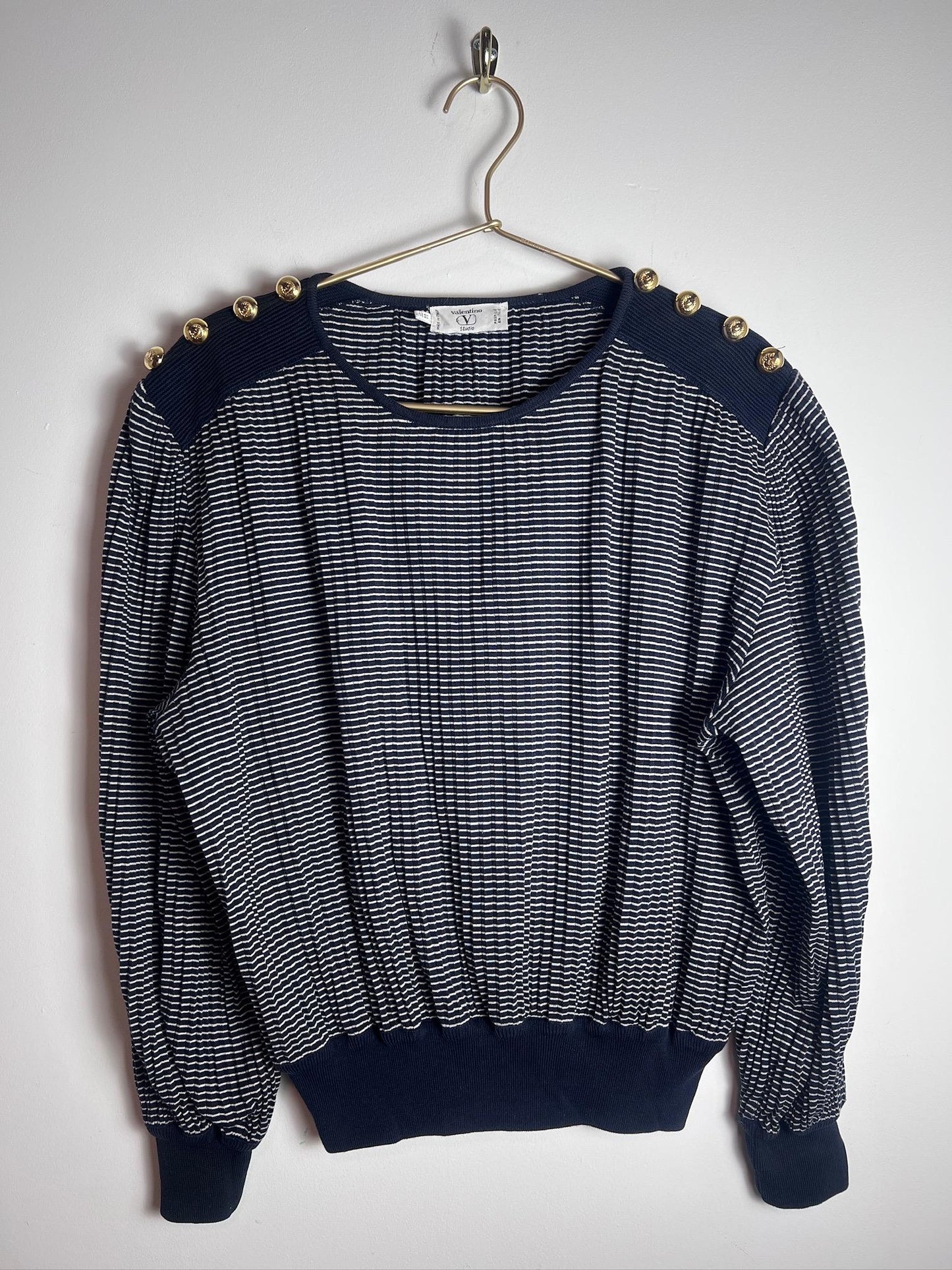 Vintage Valentino Striped Sweater