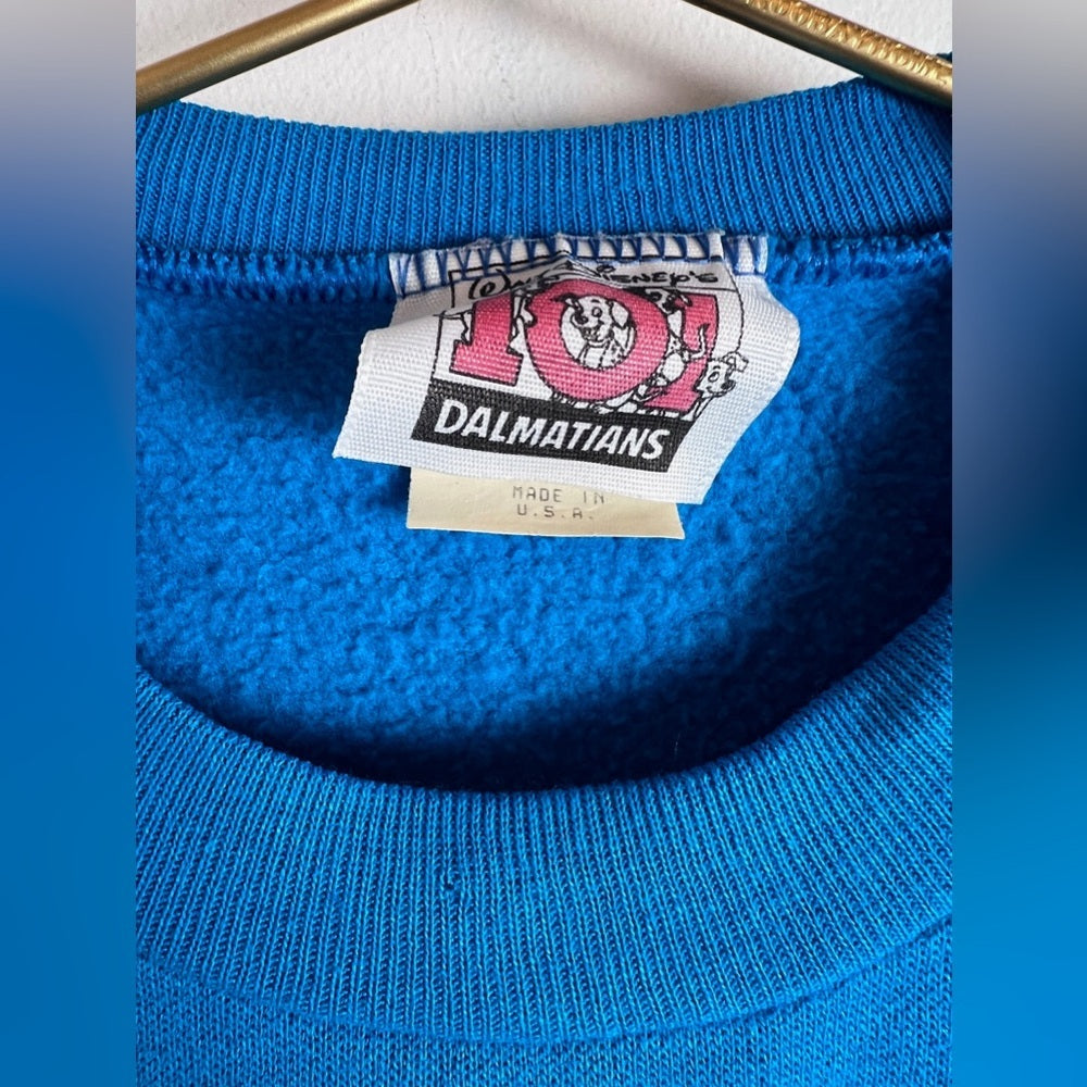 Disney Vintage 101 Dalmatians Blue Sweatshirt Kids