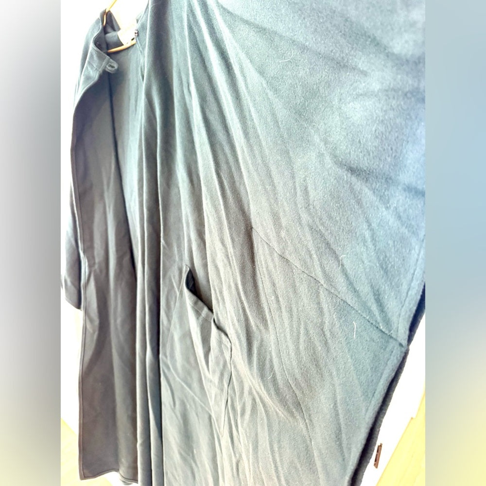 Hourihan by Jimmy Hourihan made in Ireland forrest green wool and cashmere cape