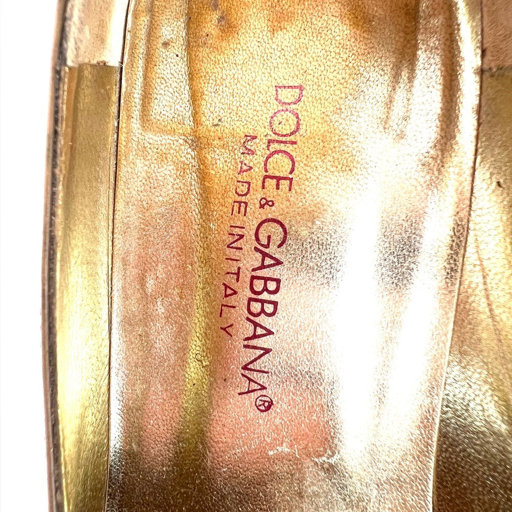 Dolce & Gabbana Houndstooth Heels - Made in Italy 37