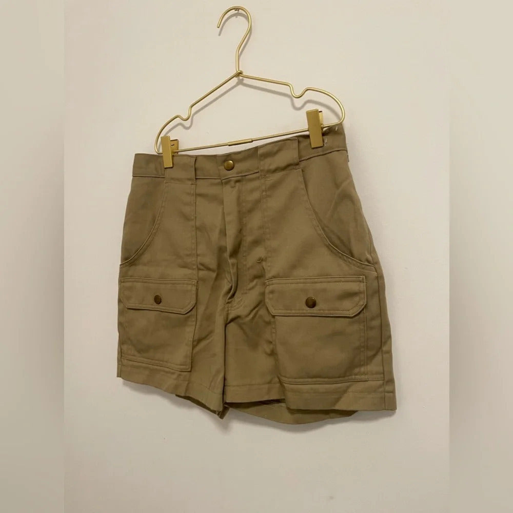 Vintage Woolrich Cargo Khaki Shorts Custom Brooch