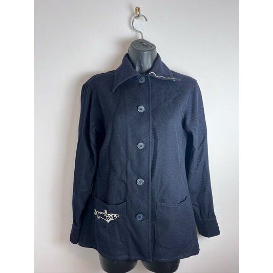 Pendleton Knockabouts Vintage Blazer Blue Navy Fish