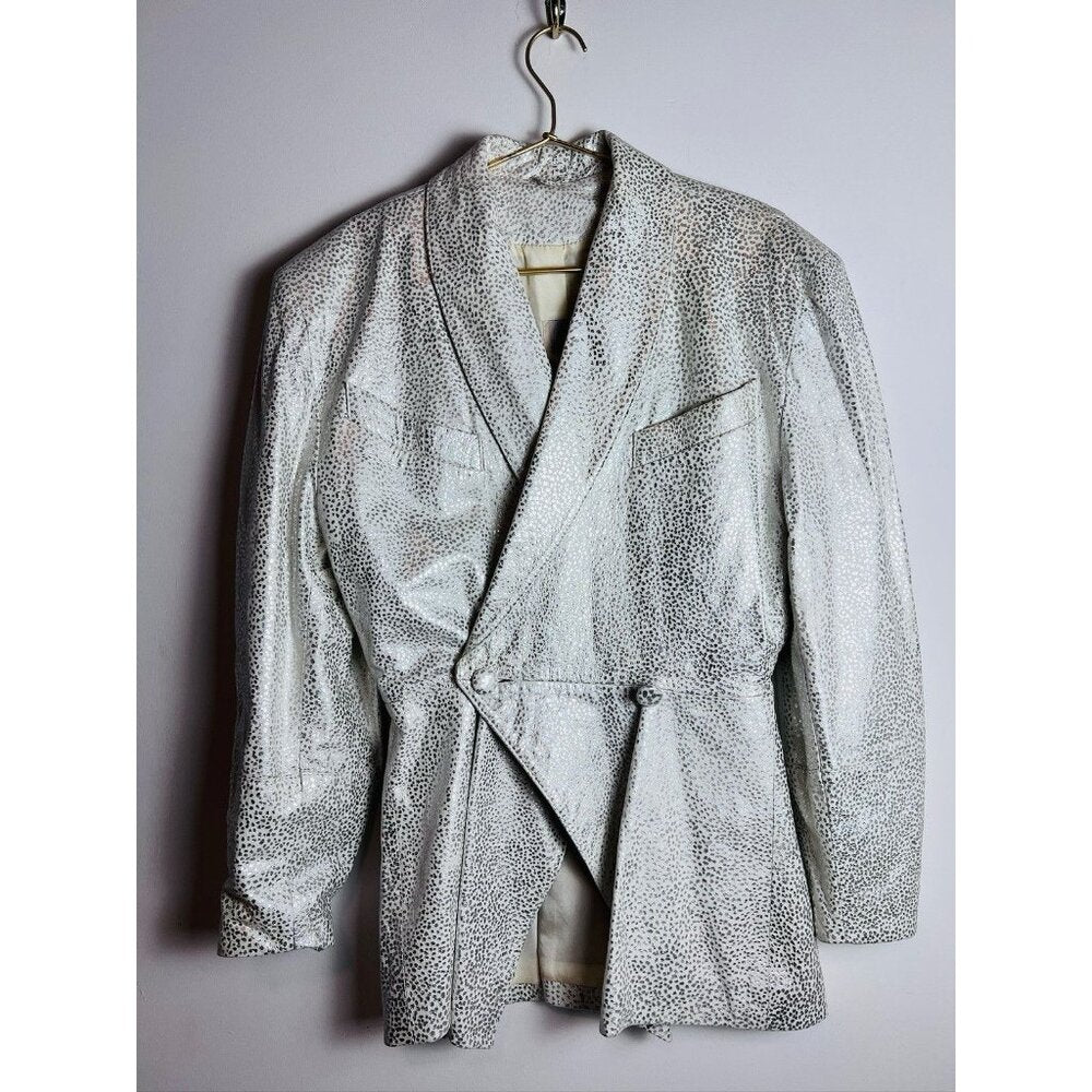 Lora Vintage Blazer Leather Pebbled