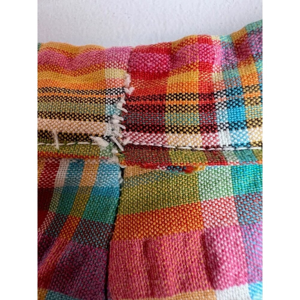 Vintage Q Skirt By Leon Levine Plaid Golf Skort