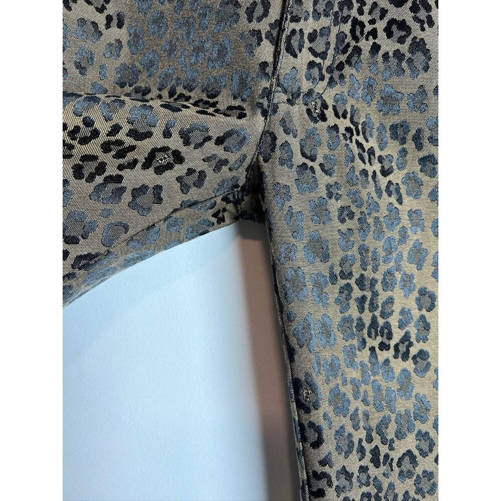 Vintage Fendi Leopard Cheetah Animal Print Pants Jeans