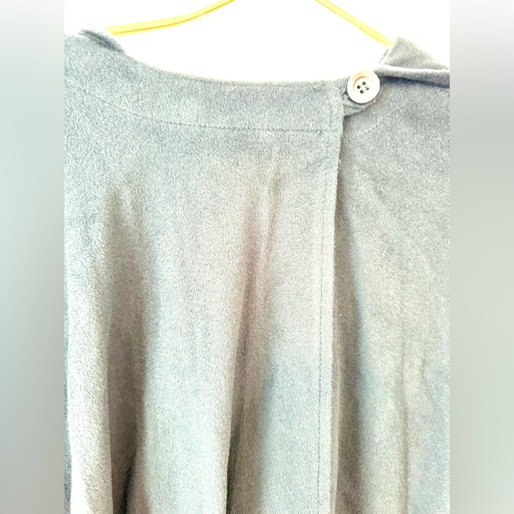 Hourihan by Jimmy Hourihan made in Ireland forrest green wool and cashmere cape
