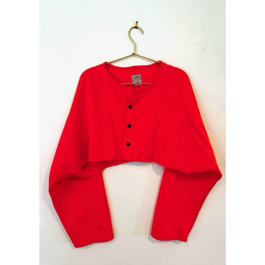 Vintage Filson Blaze Orange USA Made Snap Crop Jacket Hunting Sz 42