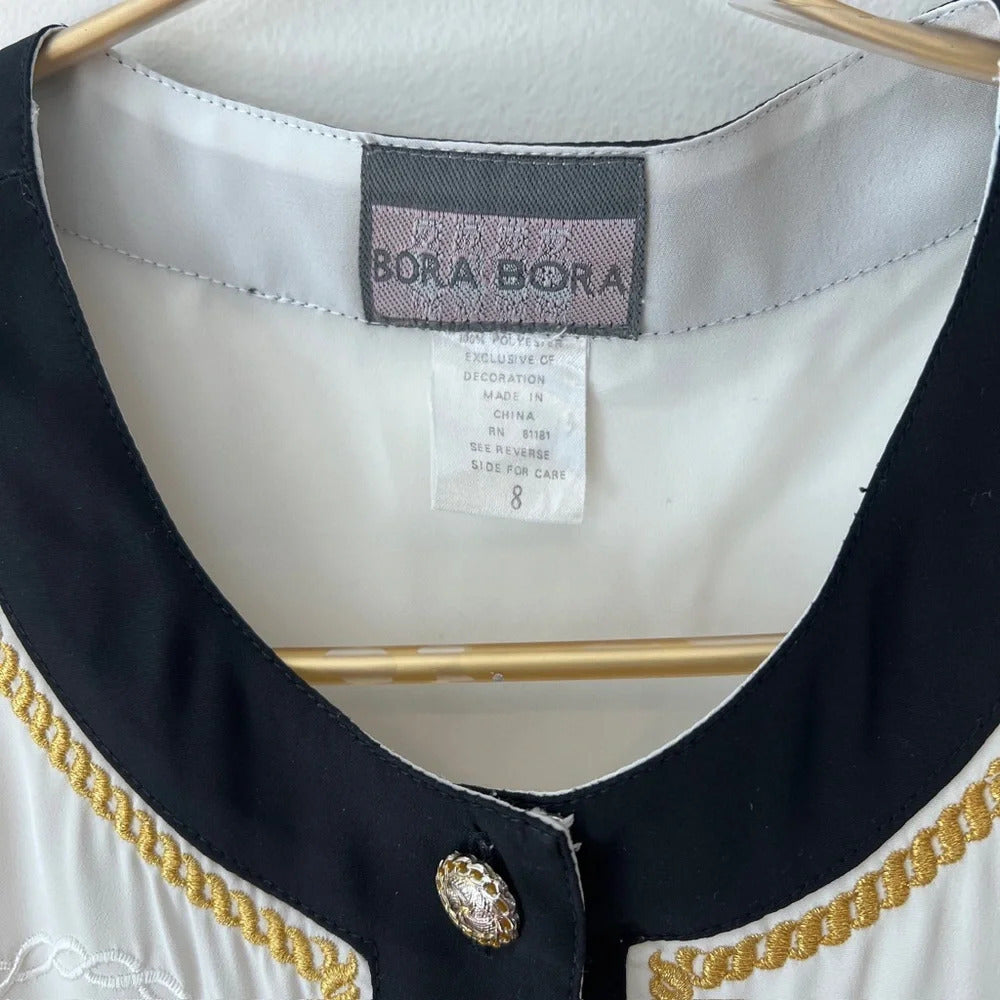 Bora Bora Vintage Blouse Button Down