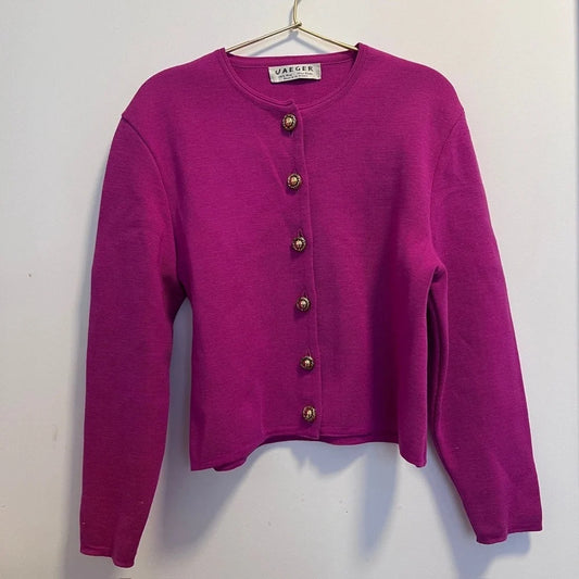 Jaegar Vintage Pink Wool Sweater