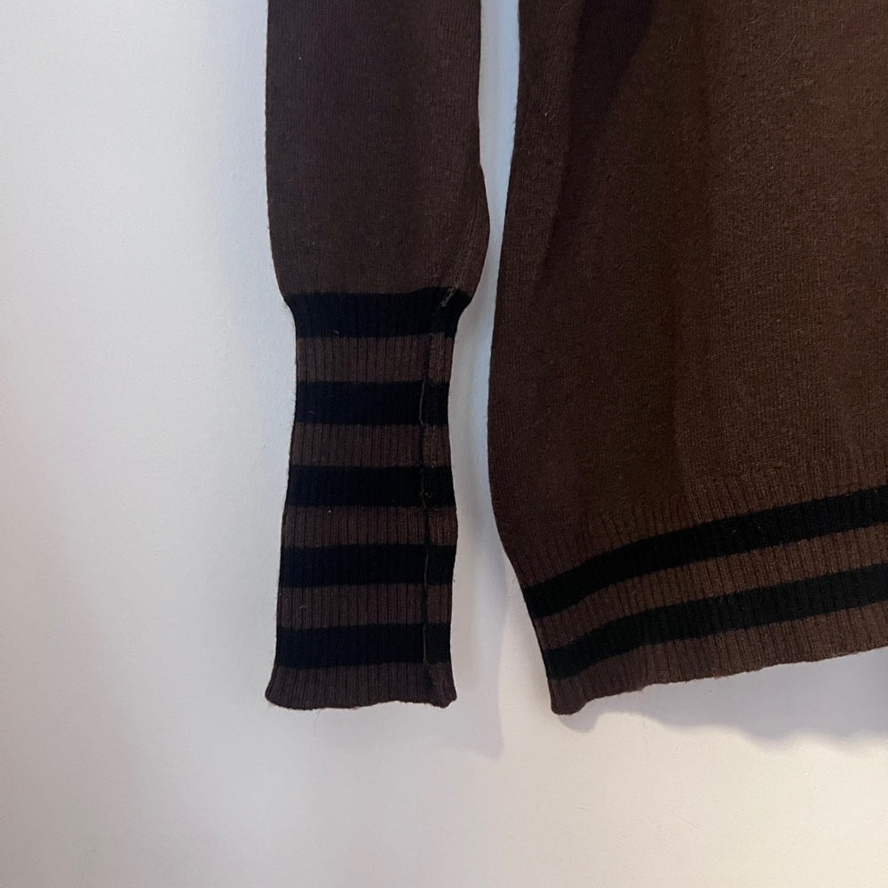 Vintage Chanel Cashmere Geometric Sweater 1980s