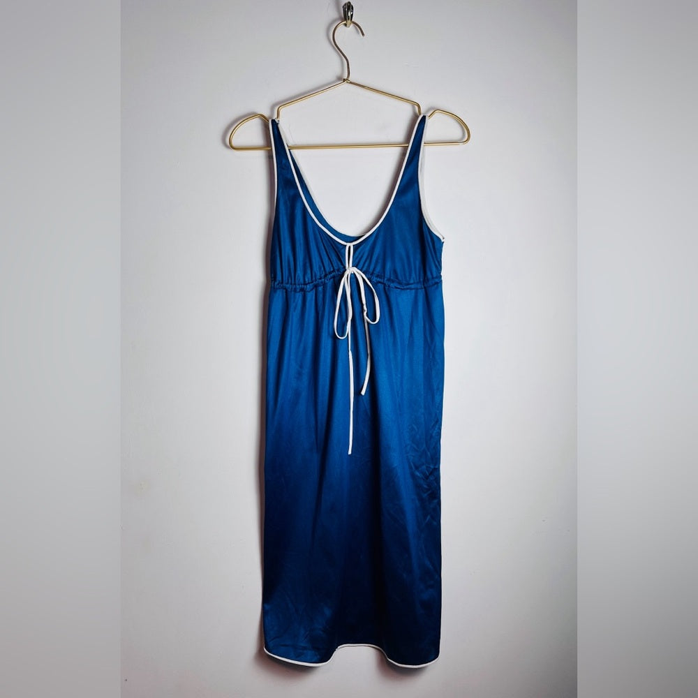 Vintage Gossard Artemis Blue Nightgown and Robe Set