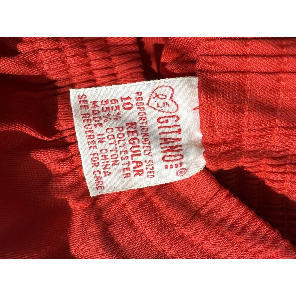 Gitano Vintage Red Pants 1980s