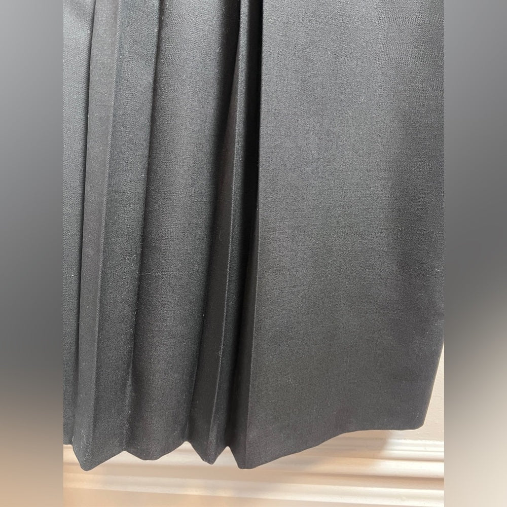 Vintage Black Georges Rech Wool Dress
