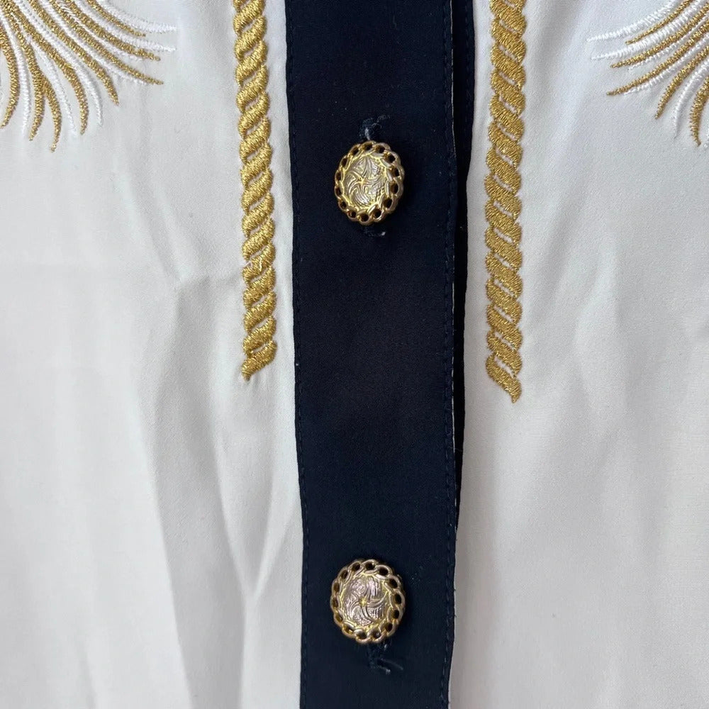 Bora Bora Vintage Blouse Button Down