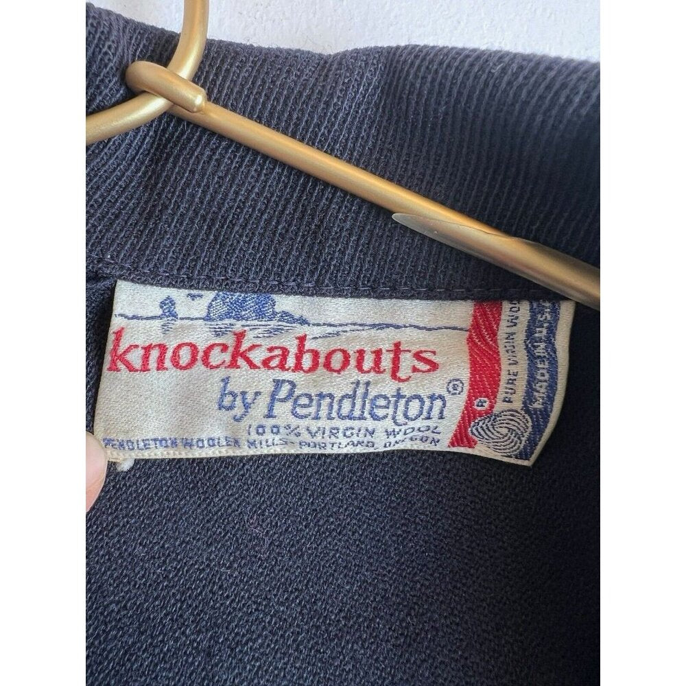 Pendleton Knockabouts Vintage Blazer Blue Navy Fish