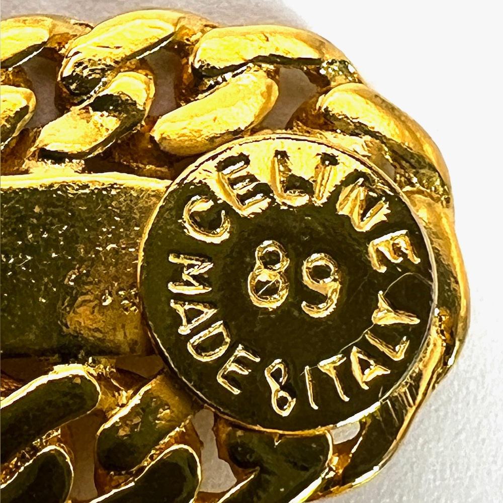 Celine Paris Gold Tone Brooch Arc de Triomphe