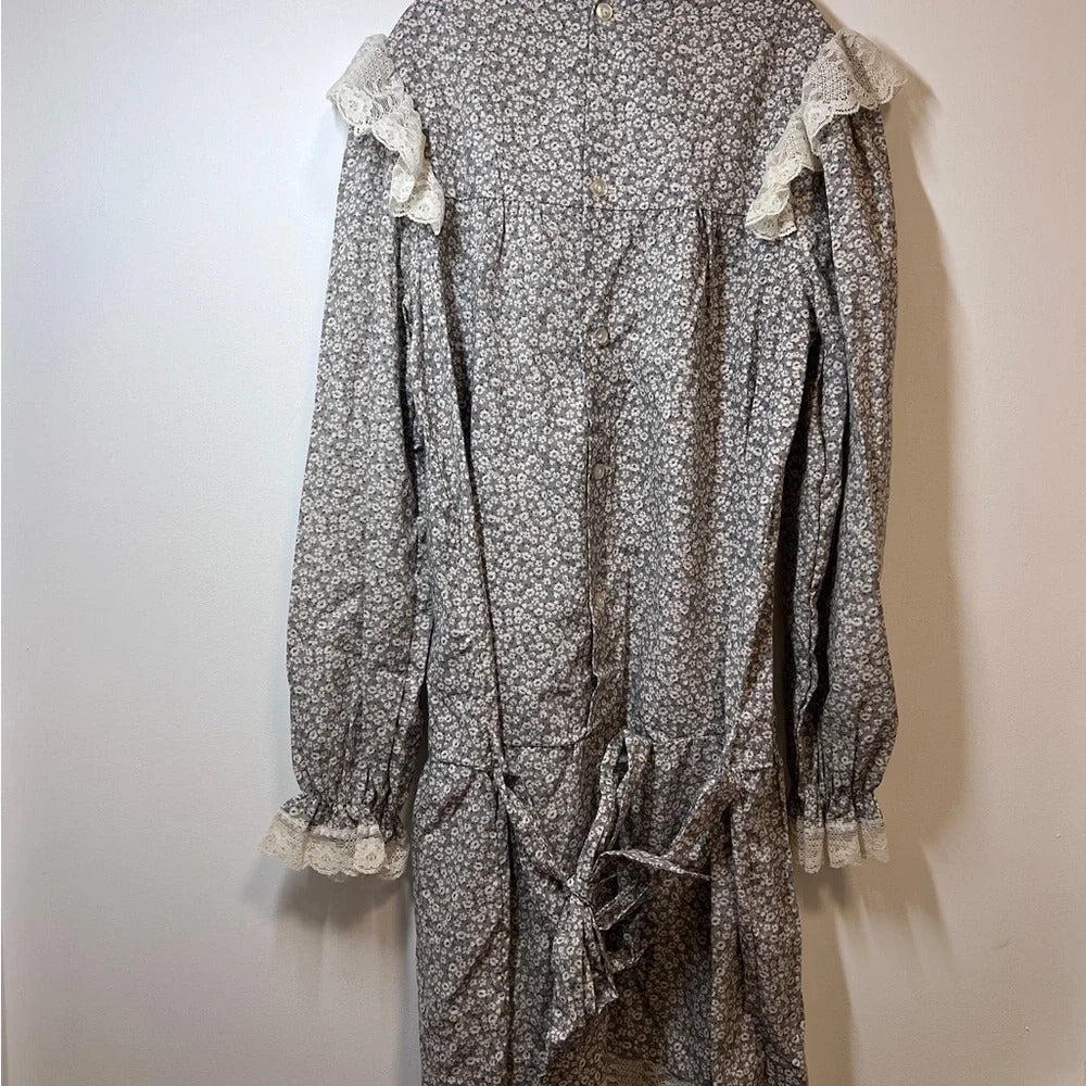 Vintage Cinderella Floral Girls Long Dress